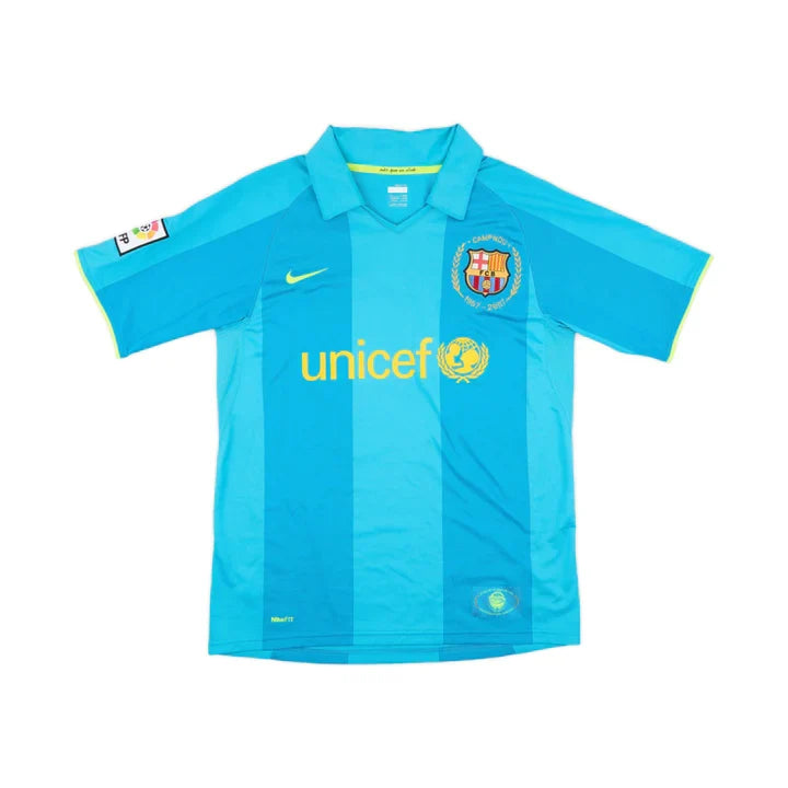 2007-08 FC Barcelona Auswärtstrikot