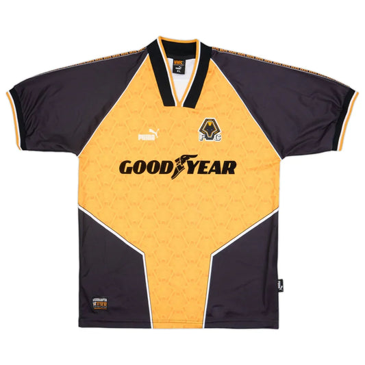 1996-98 Wolverhampton Wanderers FC Home Kit ­