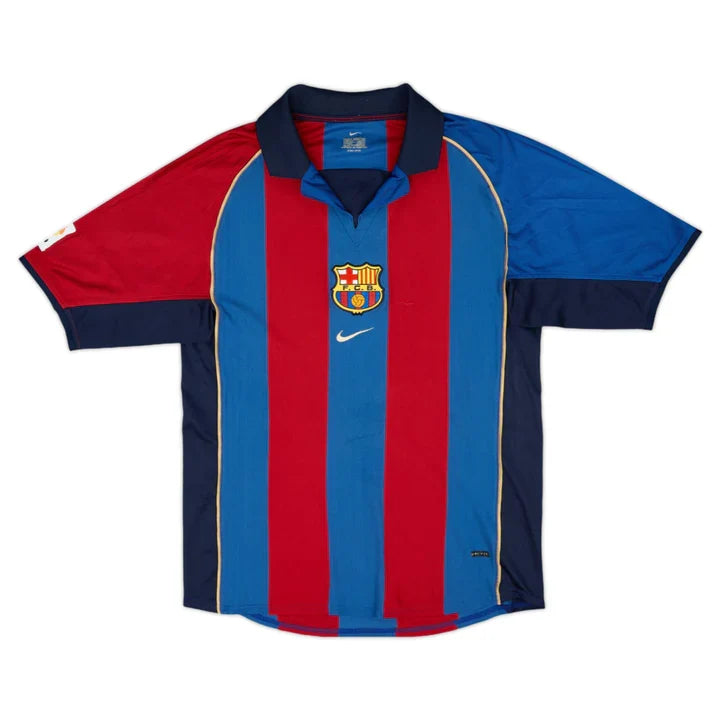 2001-02 FC Barcelona Heimtrikot