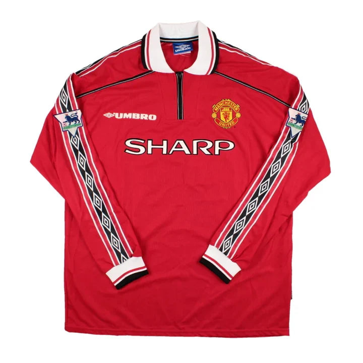 1998–00 Manchester United FC Heimtrikot Langarm