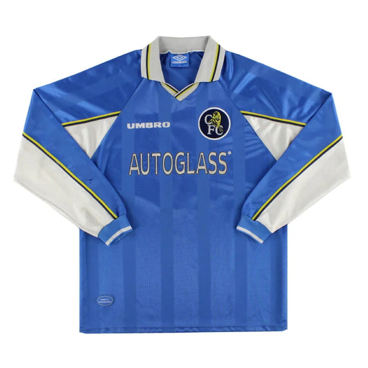 1997-99 Chelsea FC Long Sleeve Home Shirt ­