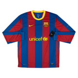2010-11 FC Barcelona Heimtrikot Langarm