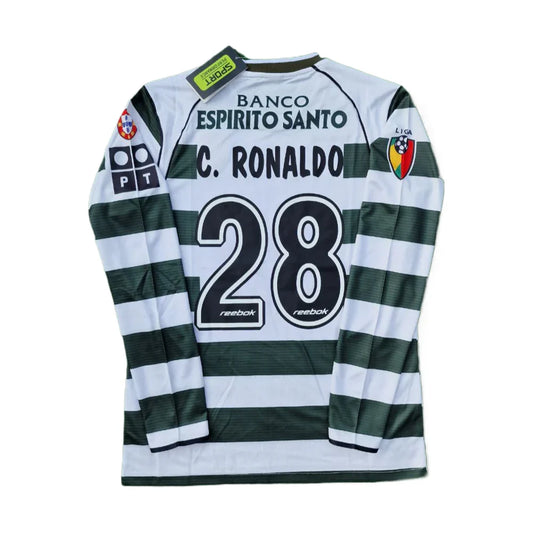2002-03 Sporting CP Long Sleeve Home Shirt