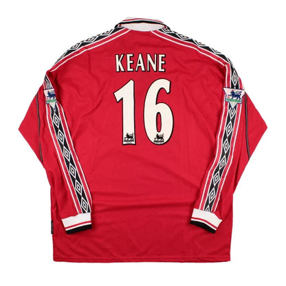 1998-00 Manchester United FC Long Sleeve Home Shirt