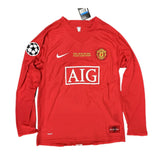 2007-08 Manchester United Heimtrikot Langarm