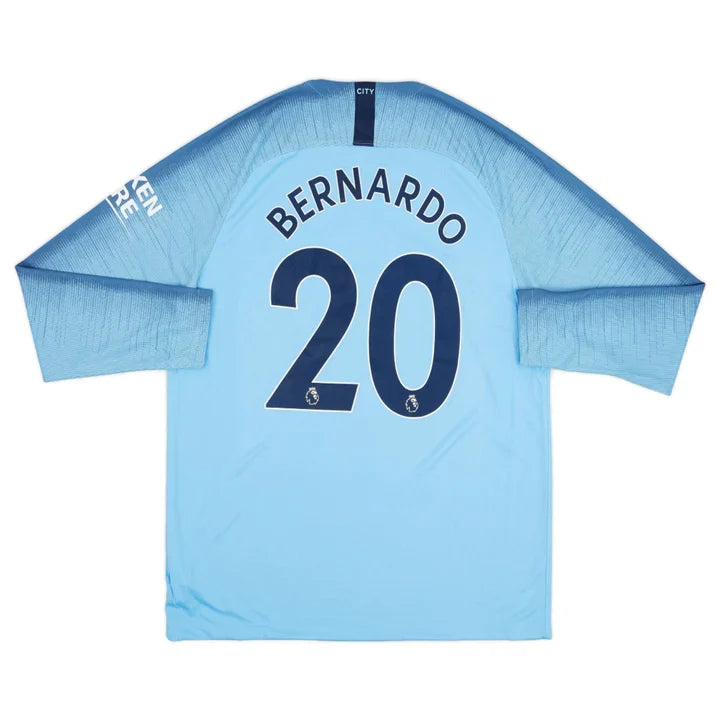 2018-19 Manchester City FC Home Long Sleeve Kit ­