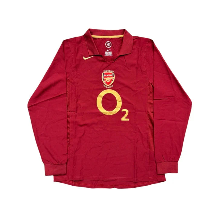 2005-06 Arsenal FC Long Sleeve Home Shirt ­