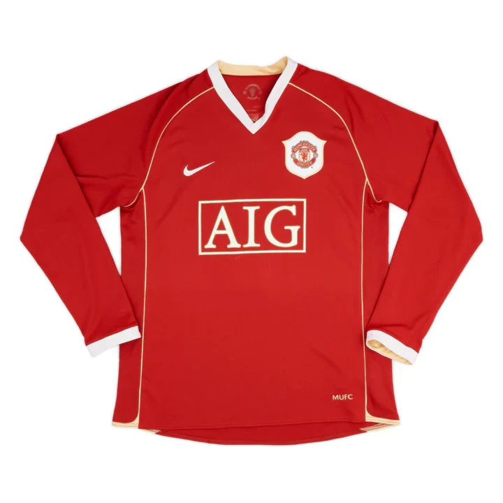2006-07 Manchester United FC Langarm-Heimtrikot
