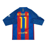 2016-17 FC Barcelona Heimtrikot Langarm