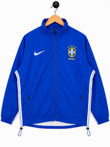 Windbreaker Jacket Brazil Retro Blue