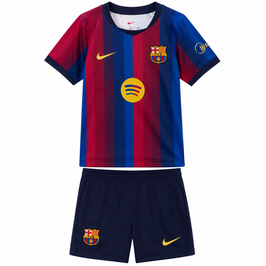 Kinder 2026-2027 FC Barcelona Heimtrikot