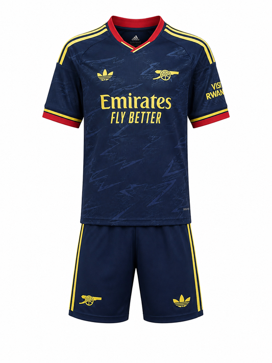 Kinder 2026-2027 Arsenal Auswärtstrikot