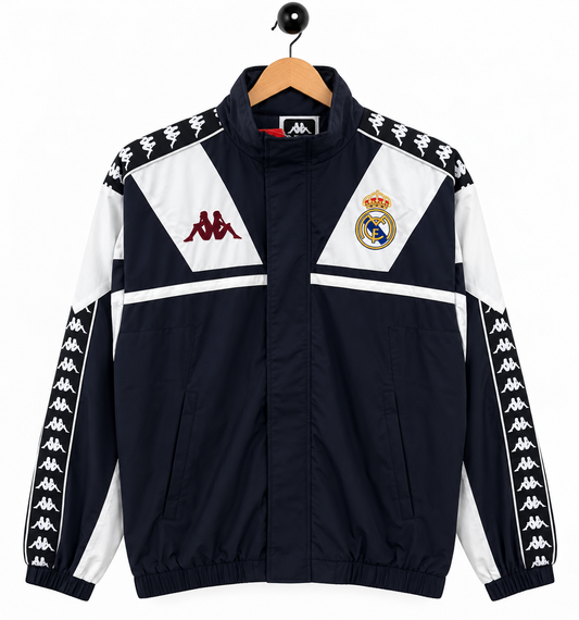 Windbreaker Jacket Real Madrid Retro Kappa