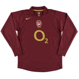 2005-06 Arsenal FC Home Shirt ­Long sleeve
