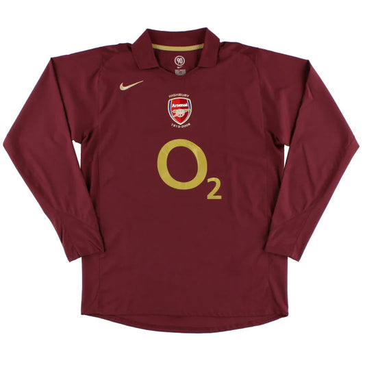 2005-06 Arsenal FC Home Shirt ­Long sleeve